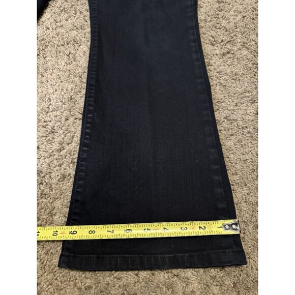 TALBOTS Curvy Boot Dark Wash Jeans Flare Casual Basic Western Sz 16P 36x28.5 - Picture 10 of 10